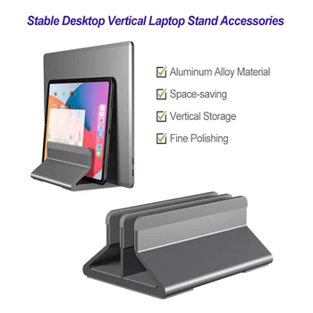 Vertical Suport pentru Laptop Accesorii de Birou Acasă, Folosind Stabil din Aliaj de Aluminiu Tableta Mount Rack PC Montarea Calculator Rafturi
