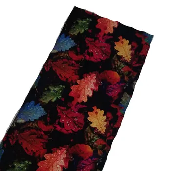 Viaphil Țesătură Din Bumbac De Brand Nou Viu Colorate Frunze Frunze Imprimate De Cusut Pânză Rochie De Îmbrăcăminte Textilă De Țesut
