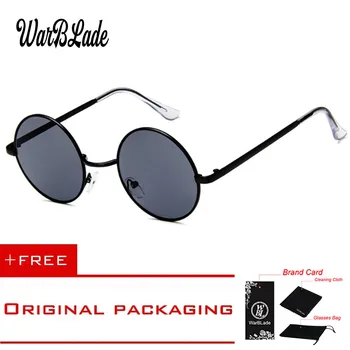WarBLade 2018 Retro Rotund ochelari de Soare pentru Femei Brand Designer de Ochelari de Soare Pentru Femei Aliaj Oglindă ochelari de Soare de sex feminin oculos de sol