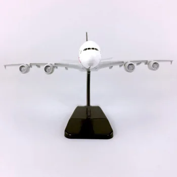 18CM aeronave Model 1:400 Airbus A380 Hobby Singapore avion avion din aliaj static solide cu baza de colectie afișează jucărie colle