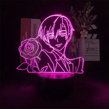 3D Lumina de Noapte Anime Japonez Ouran High School Host Club Tamaki Suoh pentru Decor Drăguț Ziua de nastere Cadou de Culoare LED-uri Manga Copil Prezent