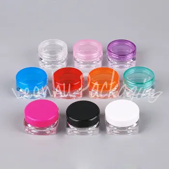 5G de Plastic cutie de Cremă , 5 ML Gol Container Cosmetice , Masca / Crema de Probă Sub-îmbuteliere , Gol Container Cosmetice