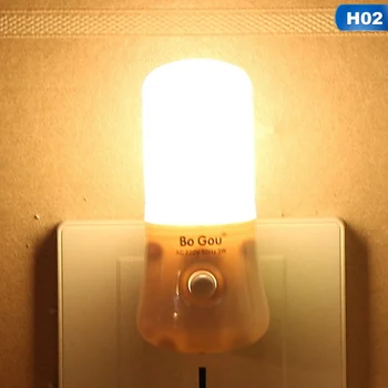 AC 110-220V MINI LED Lumina de Noapte NE-Plug Lampă de Noptieră Pentru Copii Dormitor Copil Priză de Perete Lumina Decor Acasă Lampa
