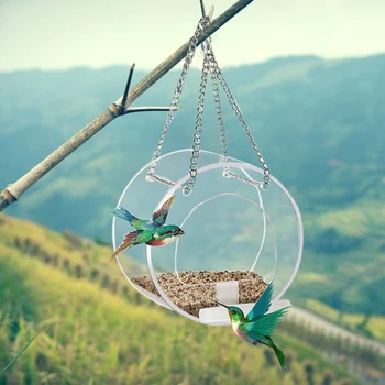 Agățat Alimentator De Pasăre Frumoasă În Aer Liber De Hrănire A Păsărilor Instrument