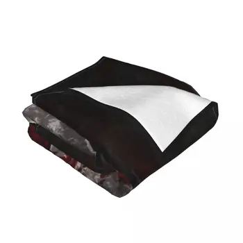 Canapea Fleece Umbrella Logo-ul Arunca Pătură Flanel Cald Joc Video de Paturi pentru Dormitor Birou, Canapea Quilt