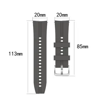 FIFATA Curea de Ceas Silicon Pentru Huawei Watch GT 42mm Ceasul Inteligent de Înlocuire brățară Accesorii utilizate în mod obișnuit Pentru 20mm Ceas