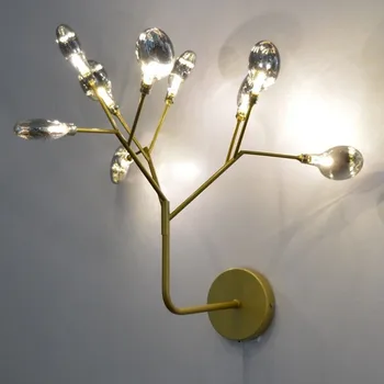 LED-uri moderne firefly lampă de perete de moda ramură lampă de perete decor firefly iluminat interior