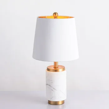 Minimalist Marmură Chineză Partea de Pat Decorative Lampa de Birou pentru Camera de zi Dormitor Modern Decor Acasă