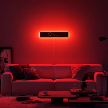 Modern RGB LED Lămpi de Perete Colorate lumini de Perete Camera de zi Noptiera Sala de Mese Interioară de Iluminat Decorațiuni interioare Control de la Distanță