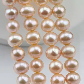 Perle unice, Magazin de bijuterii,7-8mm de Culoare Roz de apă Dulce Pearl Margele Vrac 15