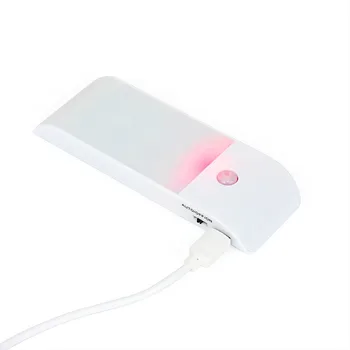Senzor de miscare Light USB Baterie Reîncărcabilă 3 Moduri de Lumina de Noapte 12 LED Dulap Cabinet de Lumină cu Mișcare Activat Auto On/Off